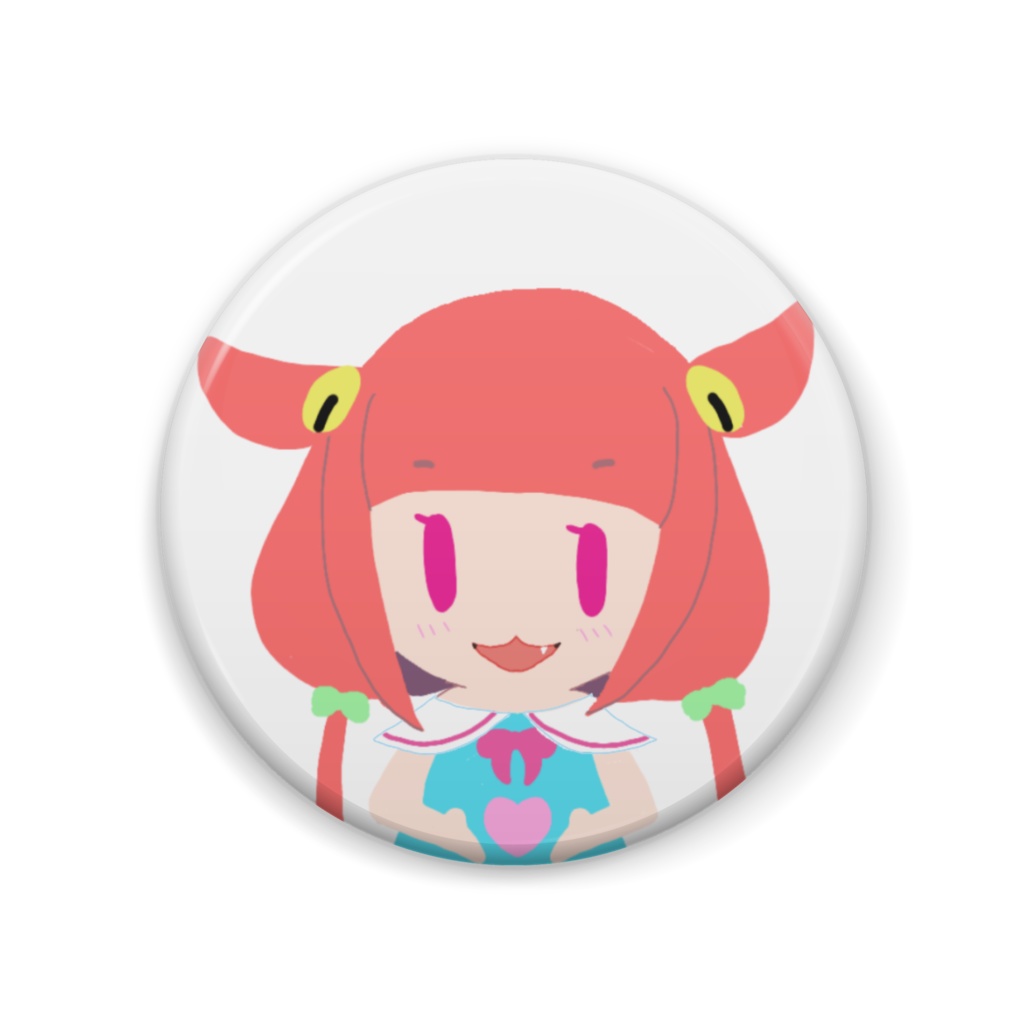 めんだこちゃん　デフォルメ缶バッジ