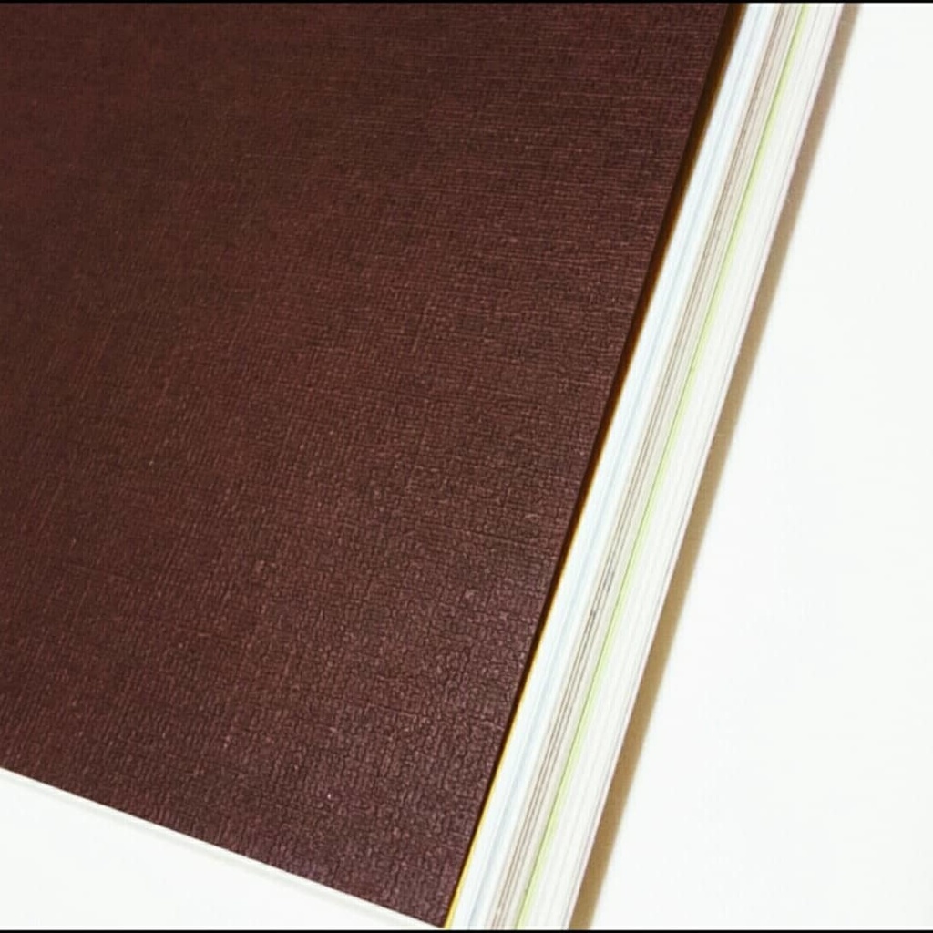 紙たくさん!A5ノート チョコブラウン