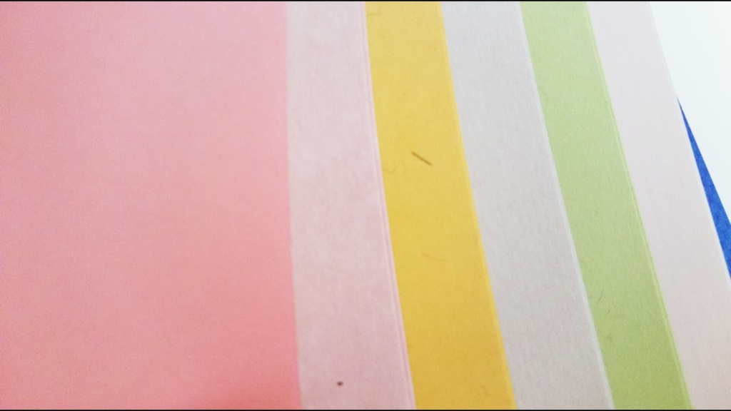 紙たくさん!A5ノート 市松オレンジ