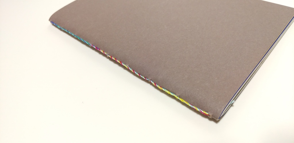 紙たくさん!A5ノート 33.Dマット茶