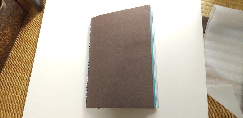 A5ノート 「登山家と雪の花」