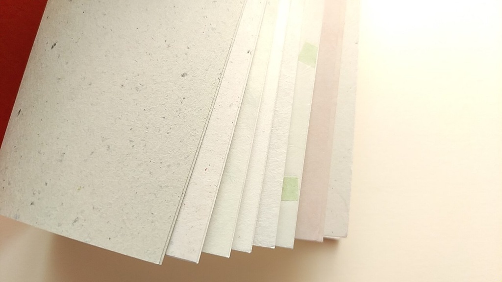 A6ノート 土をこねる【紙たくさん!ノート】