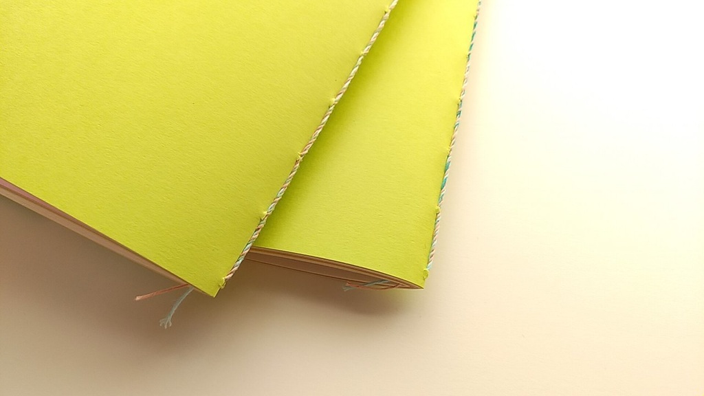 A5ノート「ずーっとながめている」 紙たくさんノート!