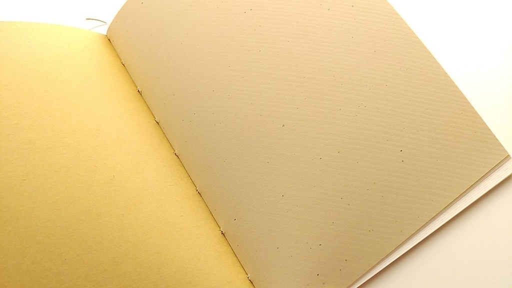 A5ノート「ずーっとながめている」 紙たくさんノート!