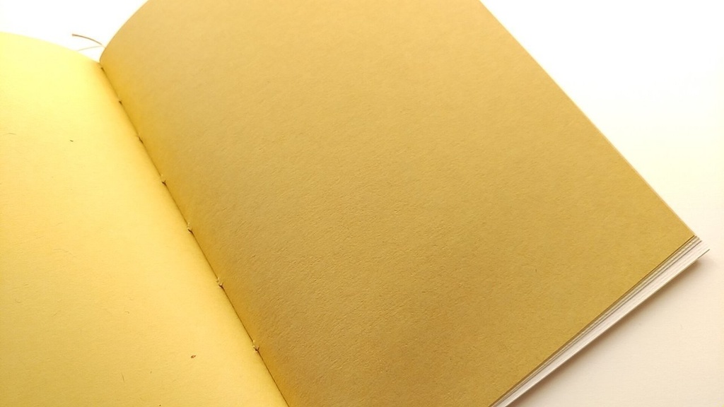 A5ノート「ずーっとながめている」 紙たくさんノート!