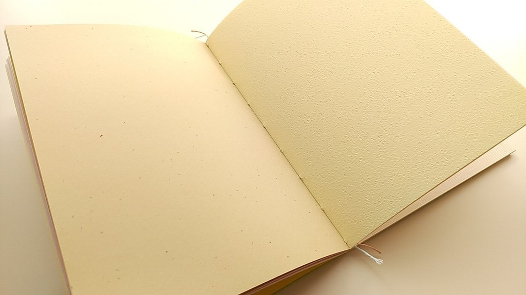 A5ノート「ずーっとながめている」 紙たくさんノート!