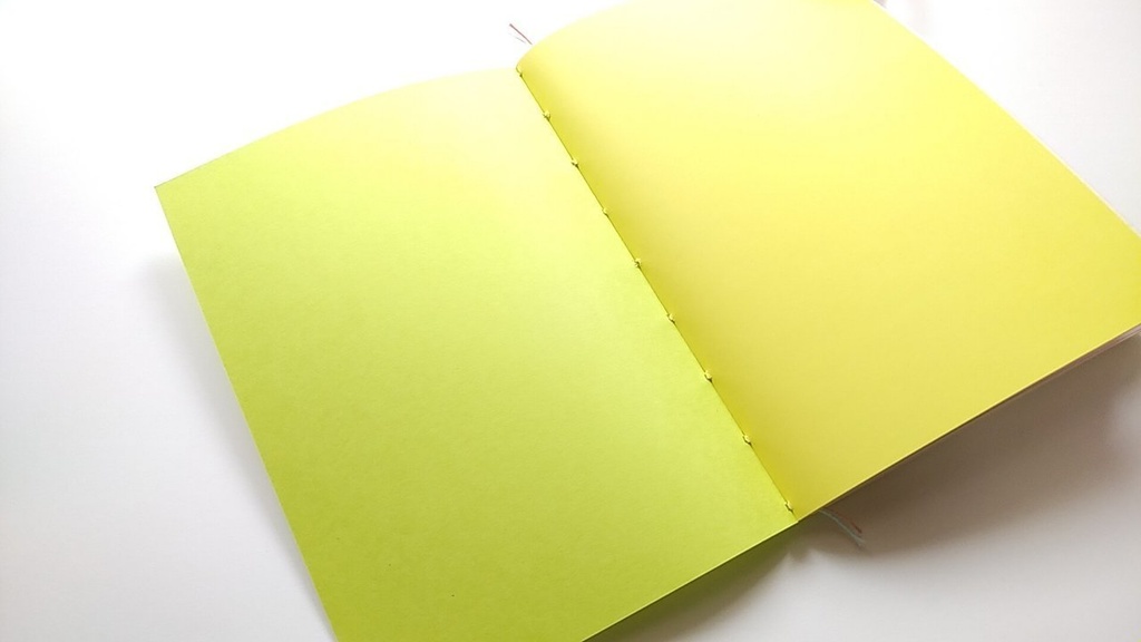 A5ノート「ずーっとながめている」 紙たくさんノート!