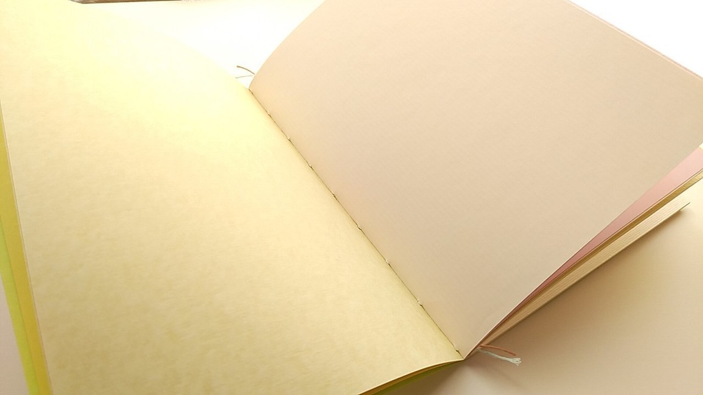 A5ノート「ずーっとながめている」 紙たくさんノート!