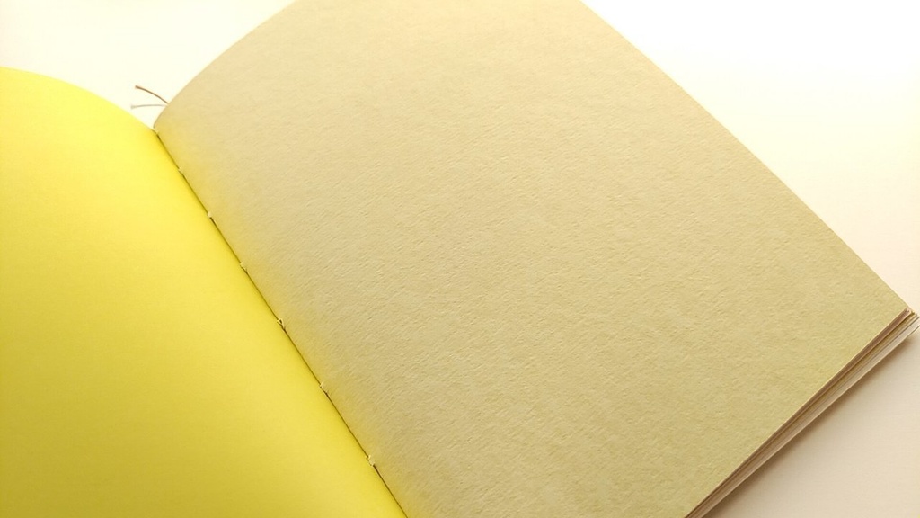 A5ノート「ずーっとながめている」 紙たくさんノート!