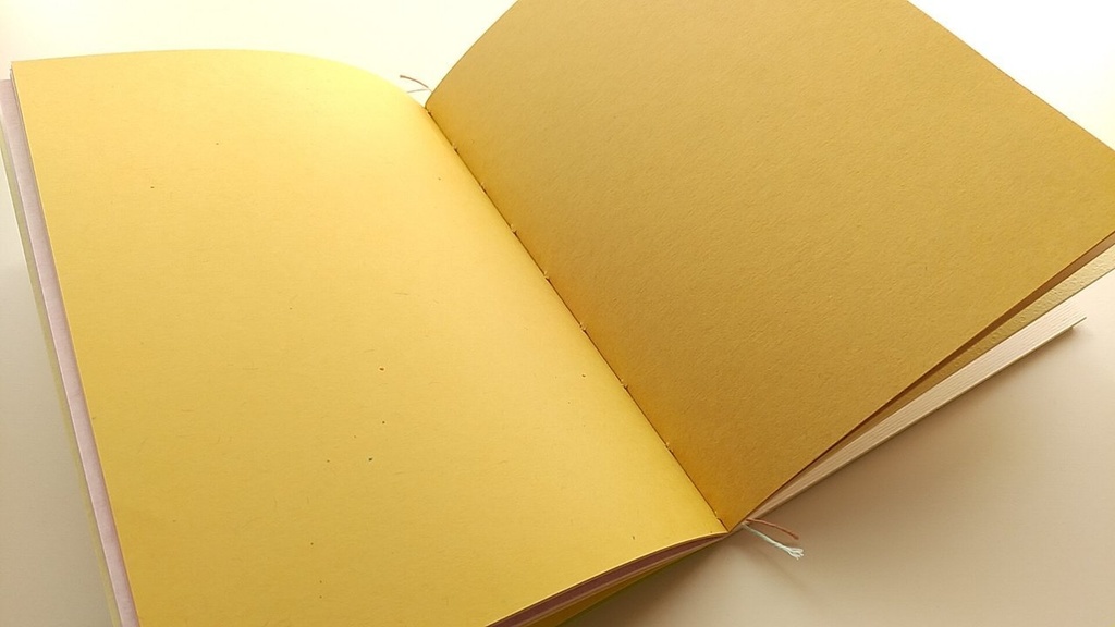 A5ノート「ずーっとながめている」 紙たくさんノート!