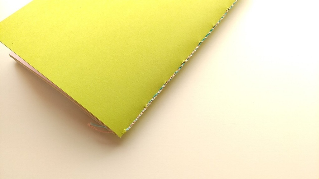 A5ノート「ずーっとながめている」 紙たくさんノート!