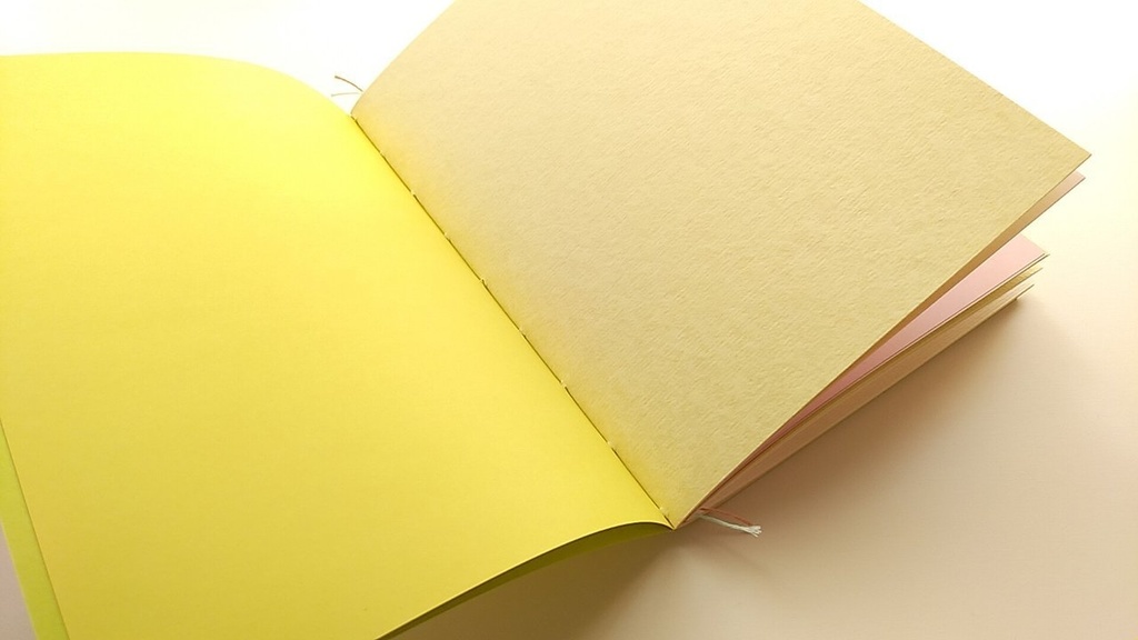 A5ノート「ずーっとながめている」 紙たくさんノート!