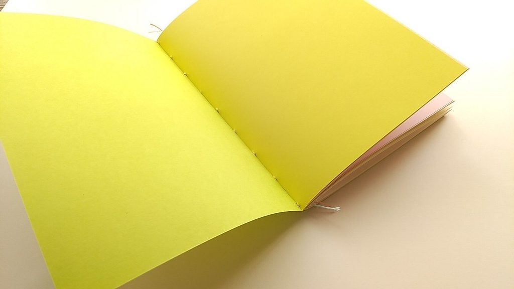 A5ノート「ずーっとながめている」 紙たくさんノート!