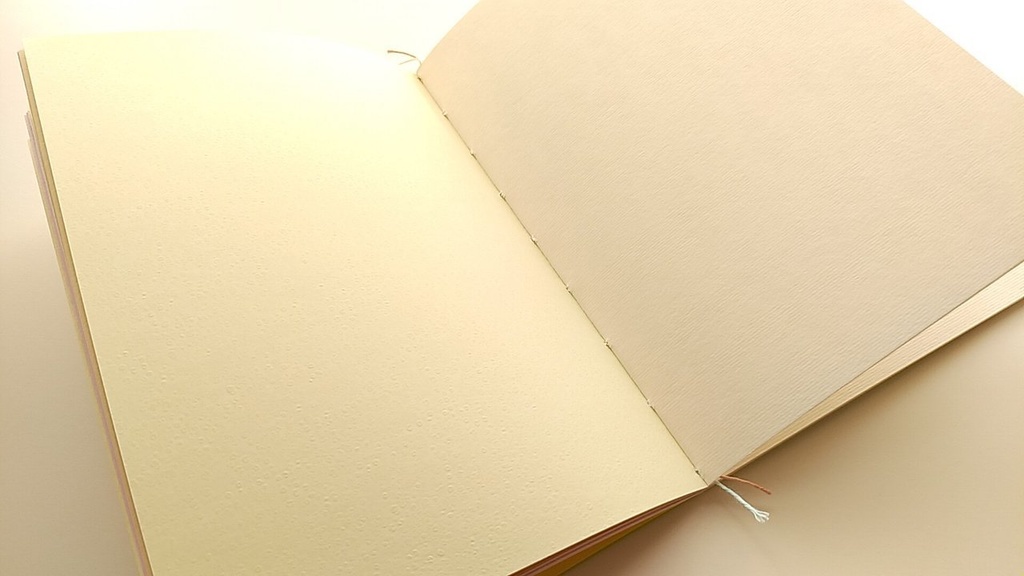 A5ノート「ずーっとながめている」 紙たくさんノート!