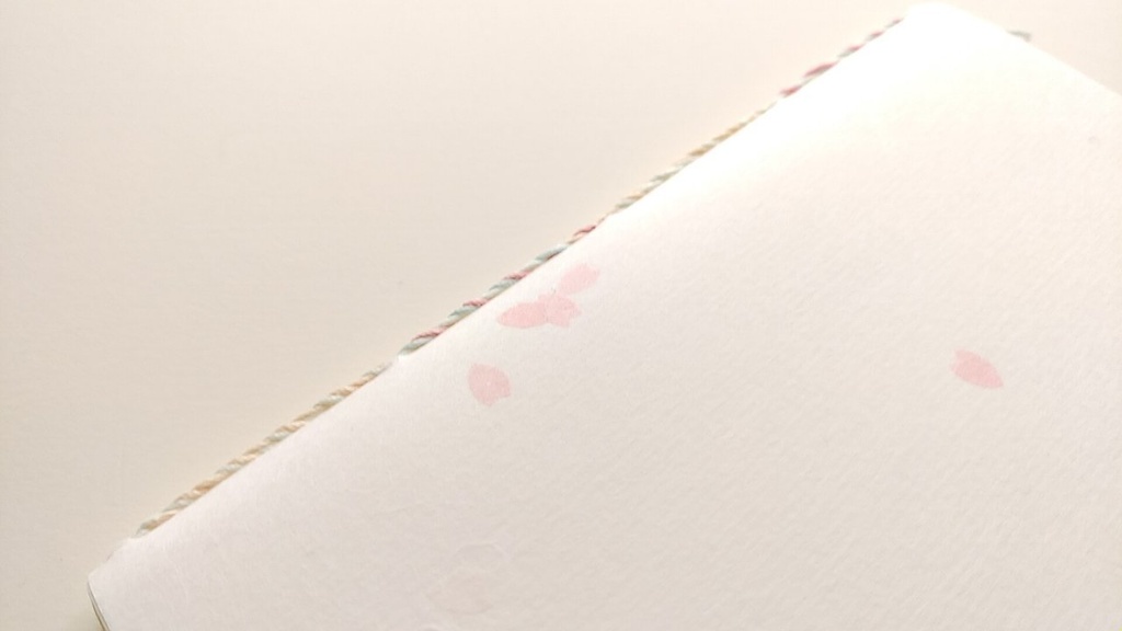 A6ノート 「さくら貝のうた」【紙たくさん!ノート】