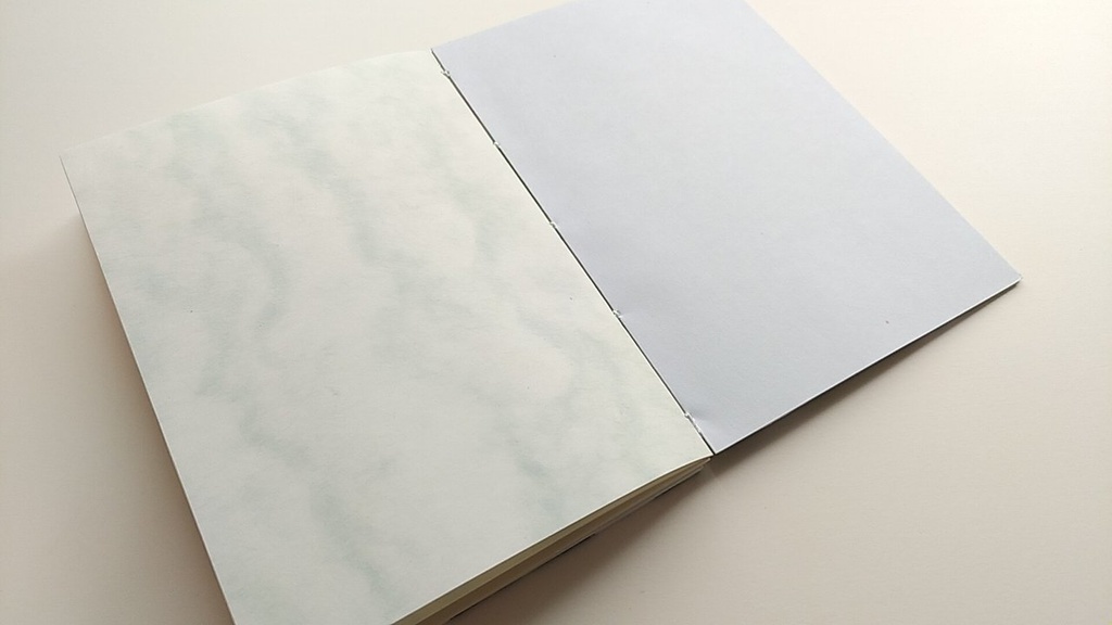 A6ノート【旅人】砂浜で待ってる