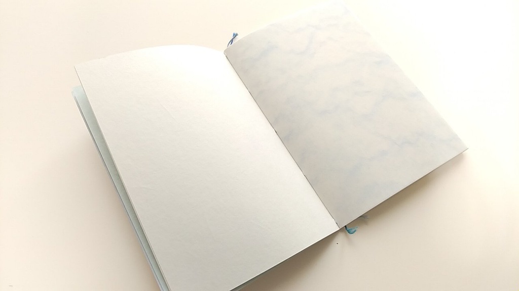 A6ノート 「青の稜線」【紙たくさん!ノート】