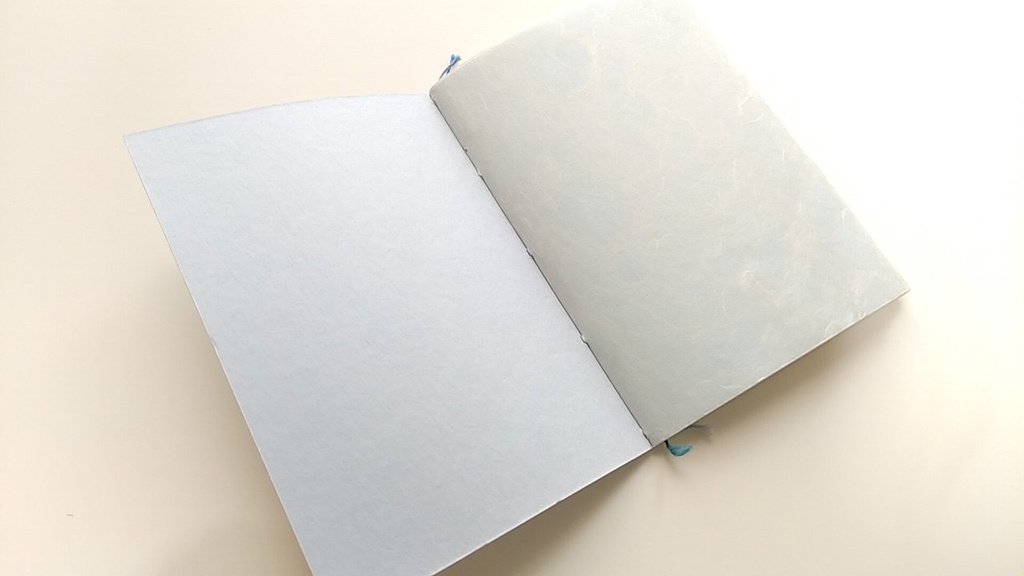 A6ノート 「青の稜線」【紙たくさん!ノート】