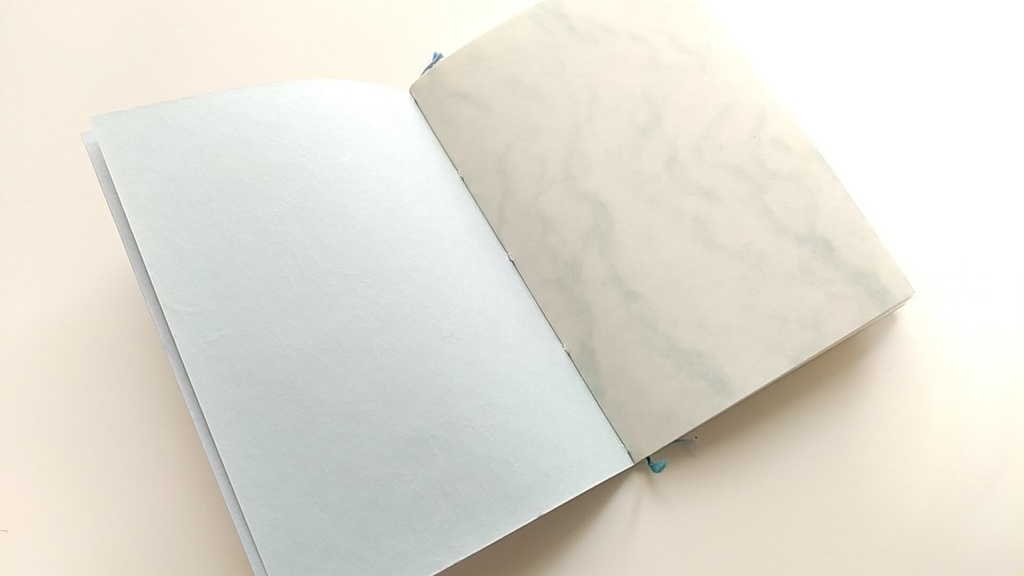 A6ノート 「青の稜線」【紙たくさん!ノート】