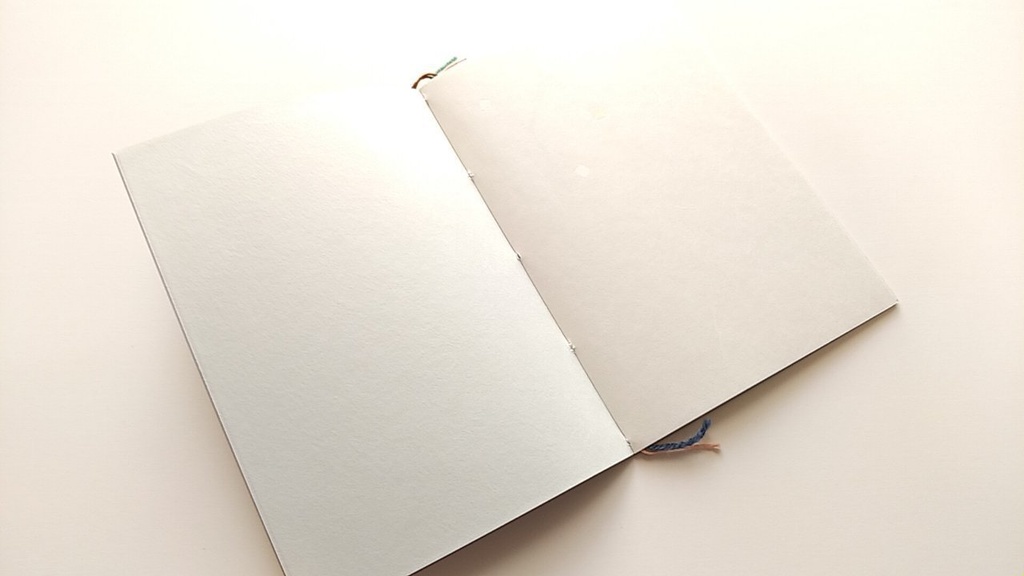 A6ノート「こもれび」 【和紙チャレンジノート】