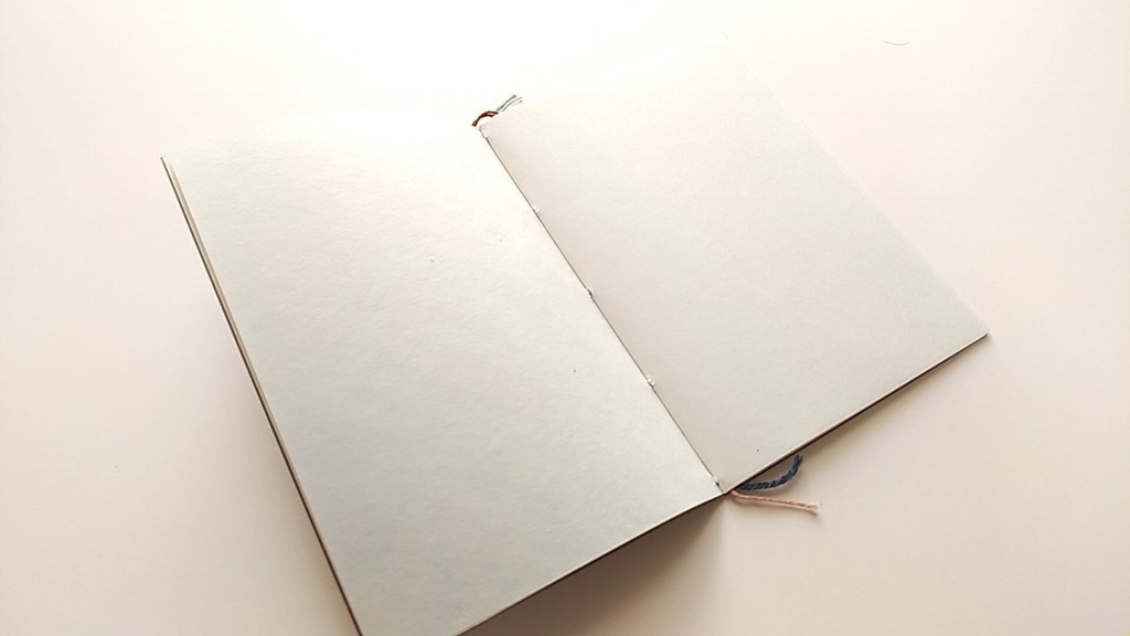 A6ノート「こもれび」 【和紙チャレンジノート】