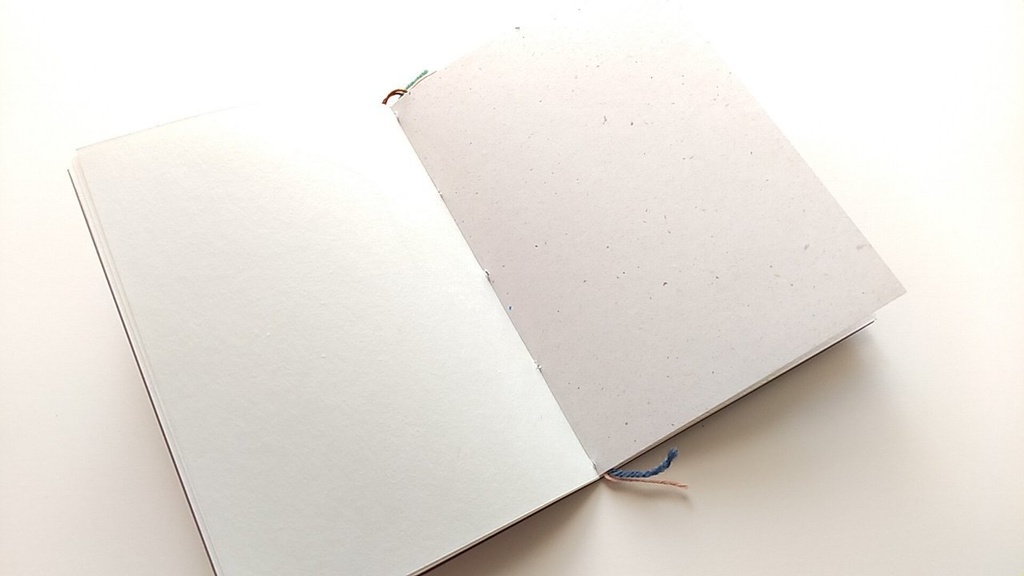 A6ノート「こもれび」 【和紙チャレンジノート】