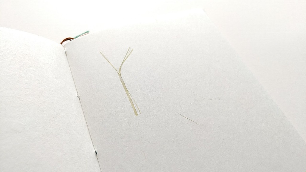 A6ノート「こもれび」 【和紙チャレンジノート】