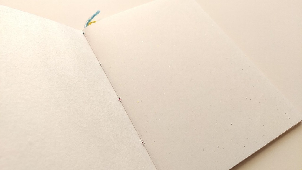 A6ノート「鶴と祈り−one love−」 【和紙チャレンジノート】