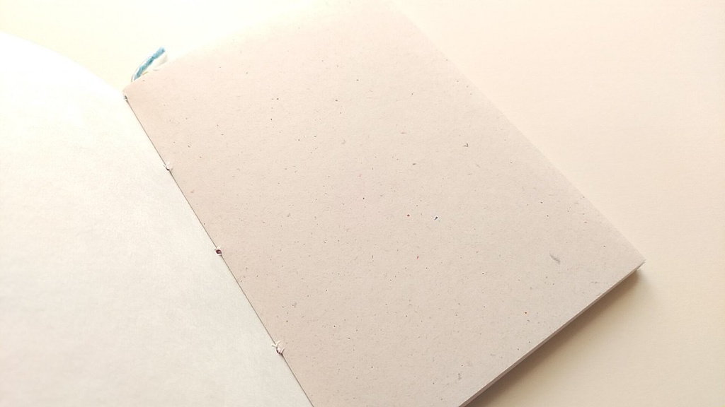 A6ノート「鶴と祈り−one love−」 【和紙チャレンジノート】