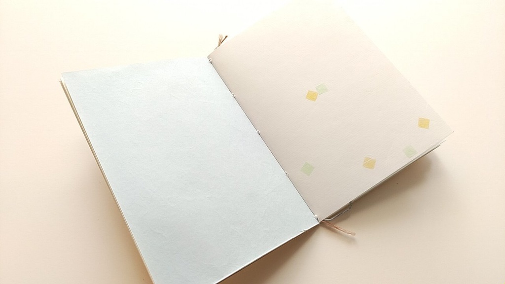 A6ノート「草枕」 【和紙チャレンジノート】