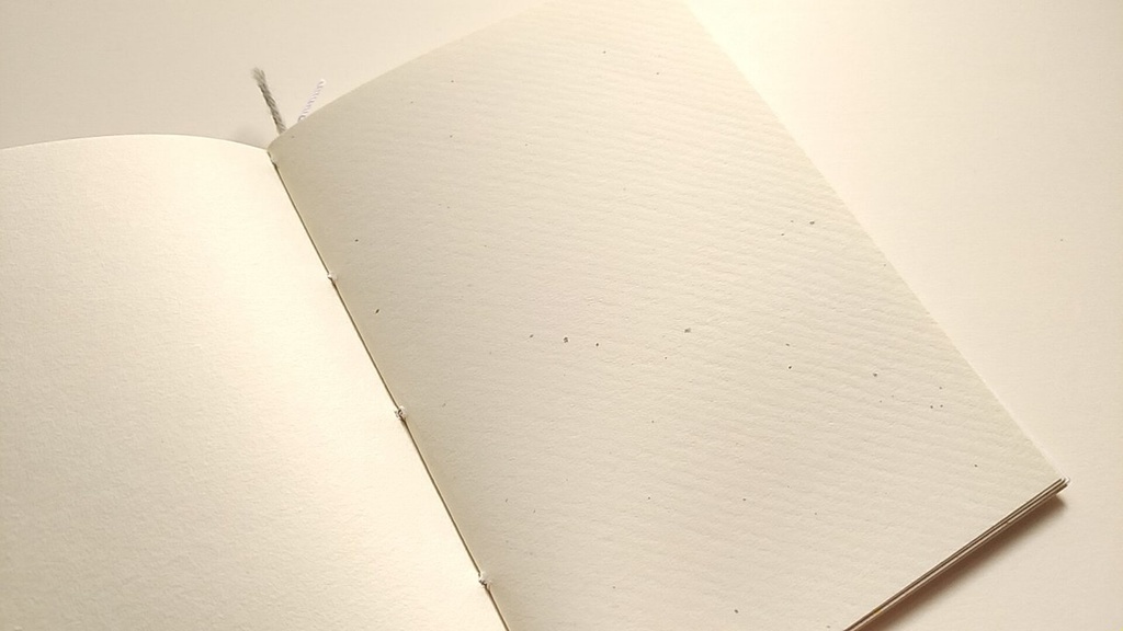 A6ノート 「雪の日と私とコーヒー」【紙たくさん!ノート】