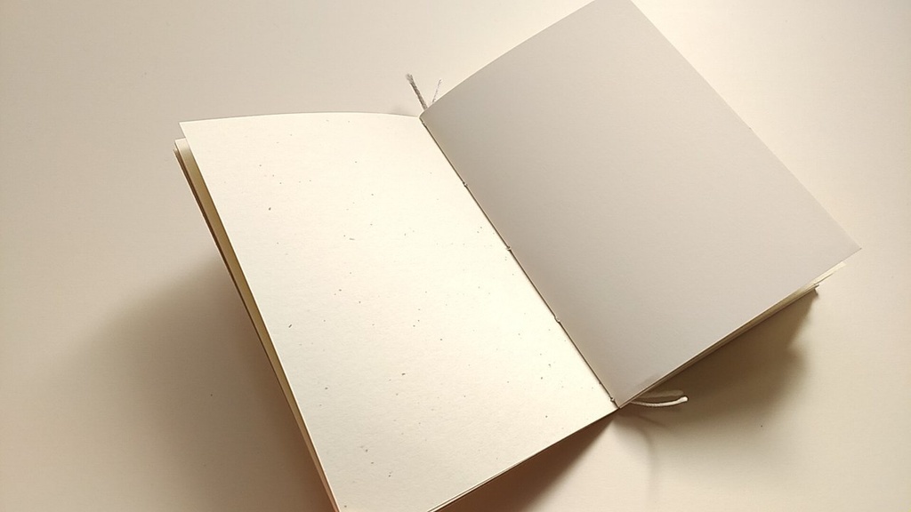 A6ノート 「雪の日と私とコーヒー」【紙たくさん!ノート】