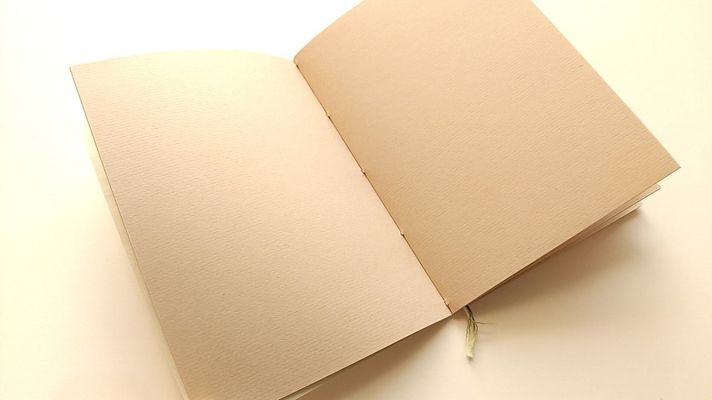 A6ノート「日陰にわらう」 【紙たくさん!ノート】