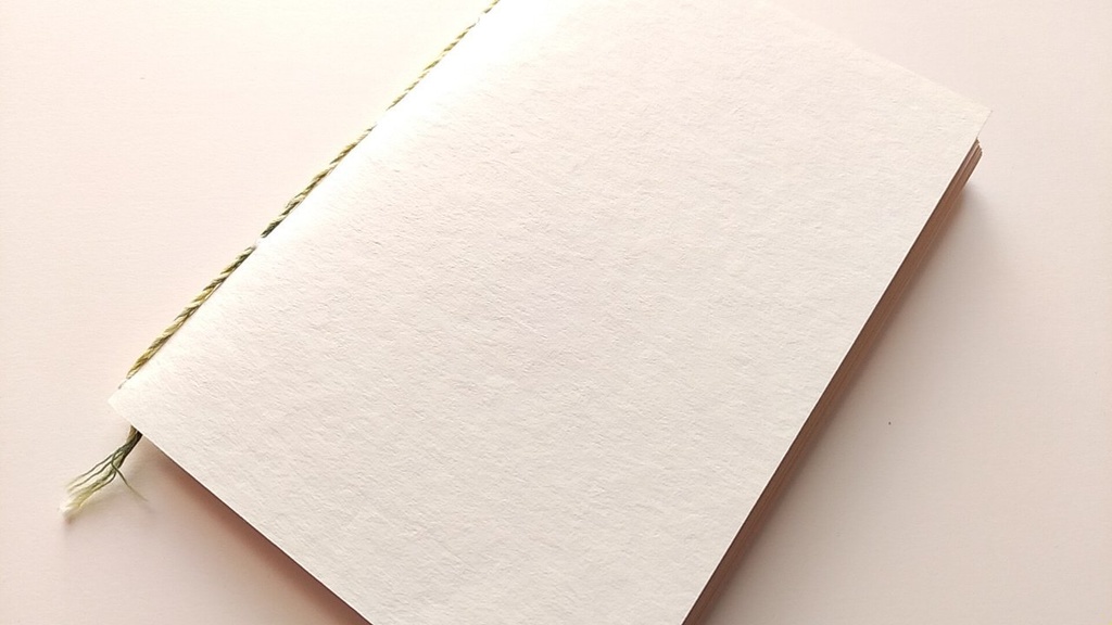 A6ノート「日陰にわらう」 【紙たくさん!ノート】