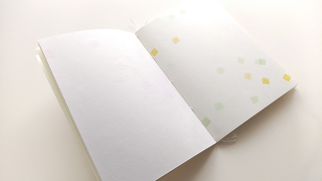 A6ノート「光の交差点」【紙たくさん!ノート】