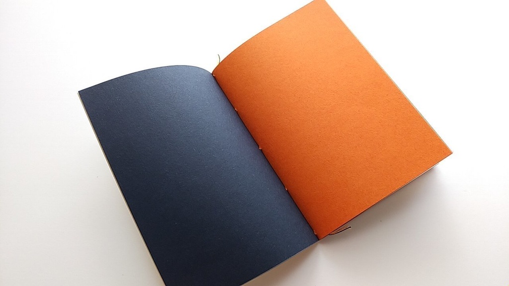 A6ノート「猟師のチョッキ」【紙たくさん!ノート】