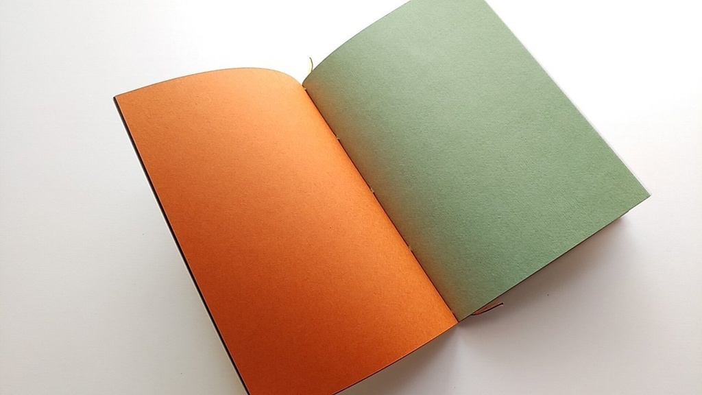 A6ノート「猟師のチョッキ」【紙たくさん!ノート】