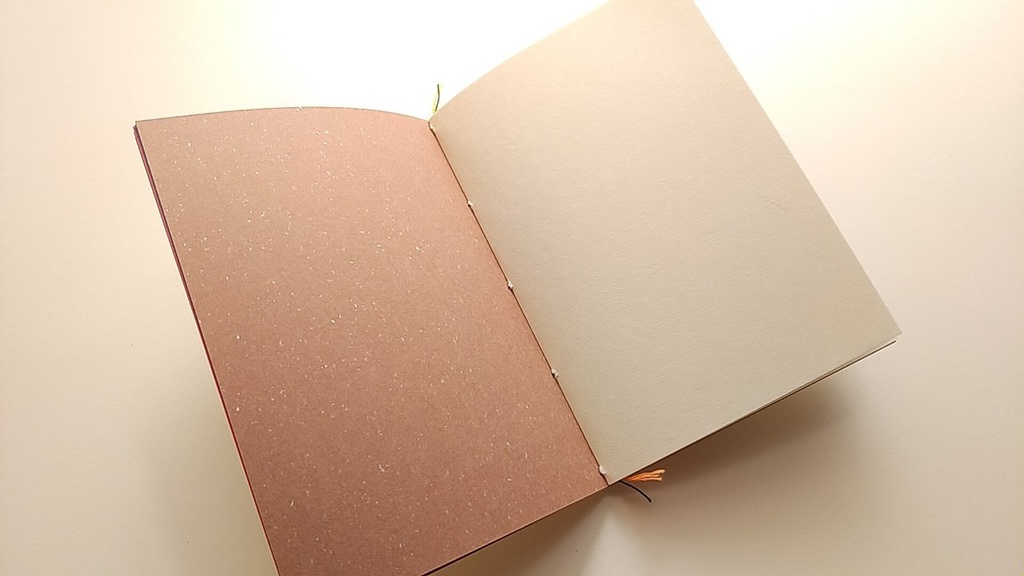 A6ノート「猟師のチョッキ」【紙たくさん!ノート】