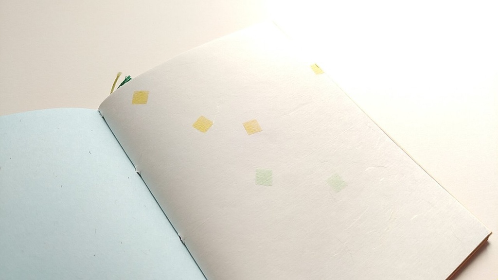 A6ノート「華をそえてータルト大好き!!ー」【紙たくさん!ノート】