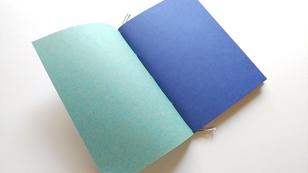 A6ノート「美しい空を歩く」【紙たくさん!ノート】