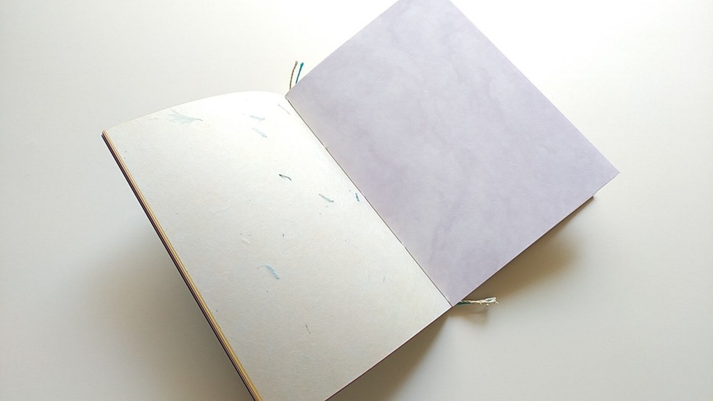 A6ノート「美しい空を歩く」【紙たくさん!ノート】