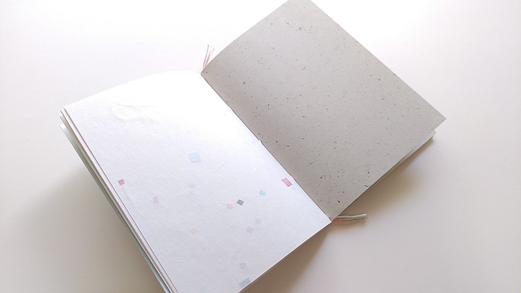 A6ノート「シーグラス探して」【紙たくさん!ノート】