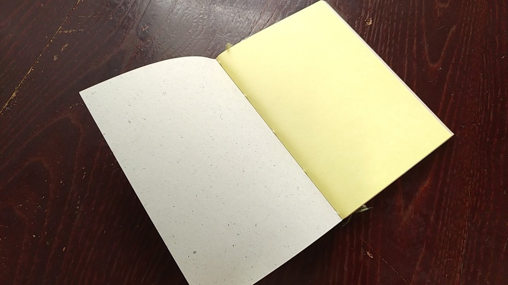 ✒A6ノート「シラクサの花」【紙たくさん!ノート】