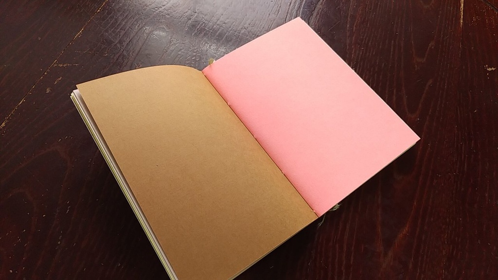 ✒A6ノート「シラクサの花」【紙たくさん!ノート】