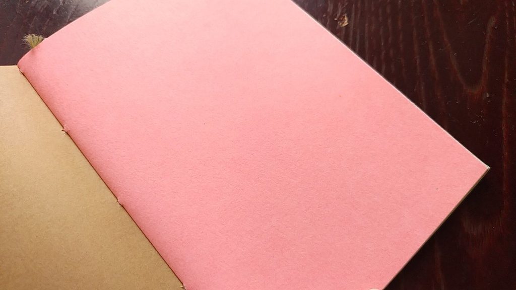 ✒A6ノート「シラクサの花」【紙たくさん!ノート】