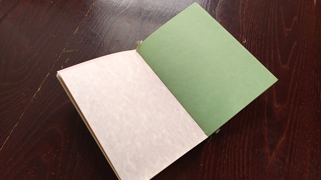 ✒A6ノート「シラクサの花」【紙たくさん!ノート】