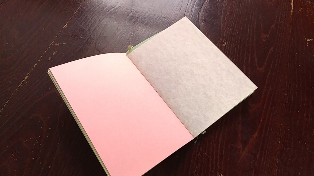 ✒A6ノート「シラクサの花」【紙たくさん!ノート】