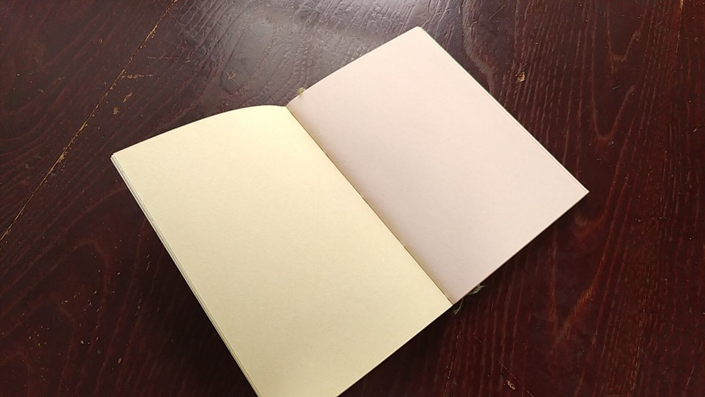 ✒A6ノート「シラクサの花」【紙たくさん!ノート】