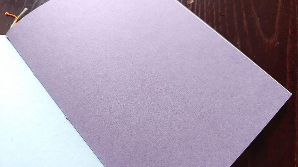 ✒A6ノート「孔雀のように」【紙たくさん!ノート】