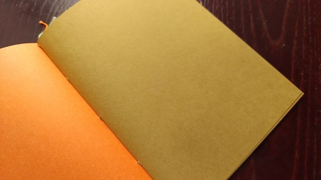 ✒A6ノート「孔雀のように」【紙たくさん!ノート】